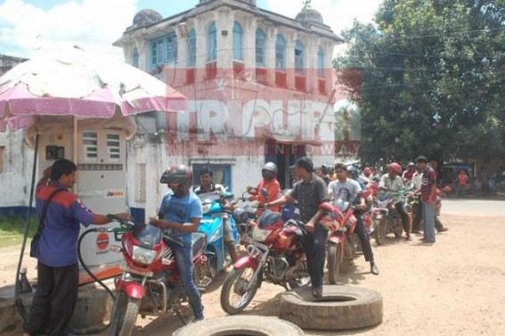 Petrol Crisis is back again in Manik Sarkar's 'Golden Tripura'